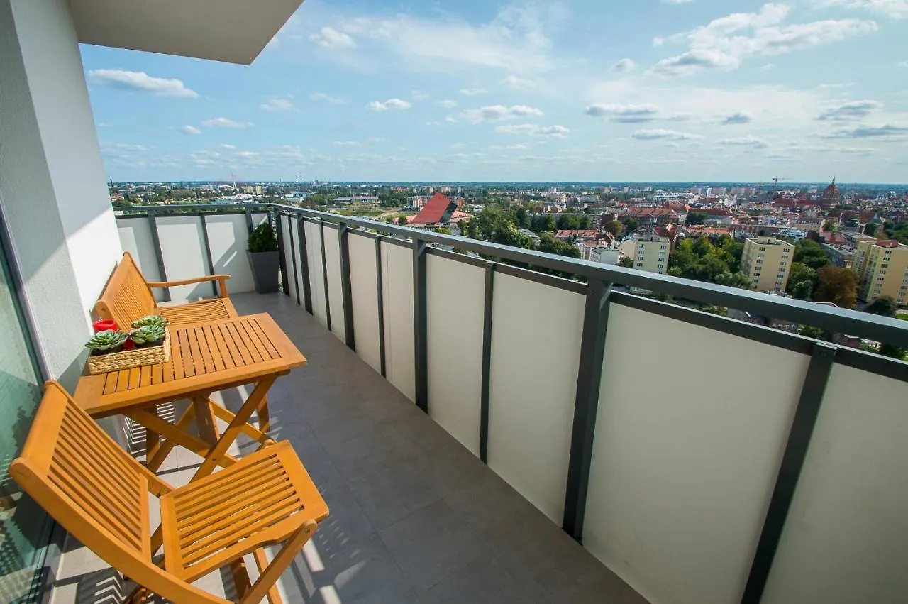 Grand Apartments - Apartment On The 17Th Floor With Panorama Of The Old Town Gdansk